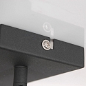Mexlite wall and ceiling luminaire NOVÉ 2 flames, adjustable E14 IP20, black matt dimmable