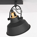 Mexlite wall and ceiling luminaire NOVÉ 2 flames, adjustable E14 IP20, black matt dimmable
