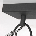 Mexlite wall and ceiling luminaire NOVÉ 2 flames, adjustable E14 IP20, black matt dimmable