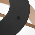anne light & home Luminaire � suspension FLINTER � 1 flamme, cylindrique, direct / indirect E27 IP20, noir mat gradable