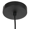 anne light & home Luminaire � suspension FLINTER � 1 flamme, cylindrique, direct / indirect E27 IP20, noir mat gradable