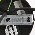 anne light & home Luminaire � suspension FLINTER � 1 flamme, cylindrique, direct / indirect E27 IP20, noir mat gradable