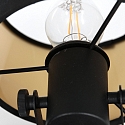 Mexlite wall and ceiling luminaire ORNOIR 2 flames, adjustable E14 IP20, black matt dimmable