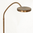 Mexlite floor lamp PLATU with flex arm, with touch dimmer IP20, bronze dimmable