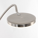 Mexlite floor lamp PLATU with flex arm, with touch dimmer IP20, steel dimmable
