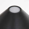 Steinhauer Lampe de table ANCILLA haut bas, avec connexion USB, avec batterie, avec variateur tactile IP54, noir mat gradable