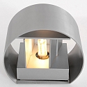 Luminaire mural MURO haut bas, rond, réglable G9 IP20, acier brossé gradable