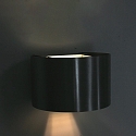 Steinhauer wall luminaire MURO up / down, round, adjustable G9 IP20, black matt dimmable