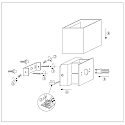 Steinhauer wall luminaire MURO G9 IP20, dimmable