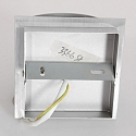 Steinhauer wall luminaire MURO up / down, square, cylindrical, adjustable G9 IP20, steel brushed dimmable