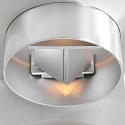 Steinhauer wall luminaire MURO up / down, square, cylindrical, adjustable G9 IP20, steel brushed dimmable