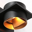 Steinhauer wall luminaire MURO up / down, square, cylindrical, adjustable G9 IP20, black matt dimmable