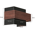 Steinhauer Luminaire mural MURO G9 IP20, gradable