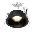 Steinhauer recessed luminaire P�LITE SPOT round, rigid, set back GU10 IP20, white matt dimmable