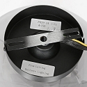 Steinhauer ceiling luminaire REFLEXION E27 IP20, black dimmable