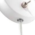 Mexlite Luminaire mural UPROUND à 1 flamme GU10 IP20, blanche 