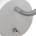 Mexlite Luminaire mural UPROUND à 1 flamme GU10 IP20, blanche 