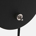 Mexlite Luminaire mural UPROUND à 1 flamme GU10 IP20, noir 
