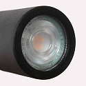 Mexlite Luminaire mural UPROUND à 1 flamme GU10 IP20, noir 