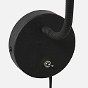 Mexlite Luminaire mural UPROUND à 1 flamme GU10 IP20, noir 