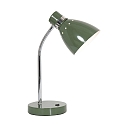 Lampe de table SPRING inclinable E27 IP20, vert 