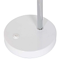 Steinhauer Lampe de table SPRING inclinable E27 IP20, blanche 