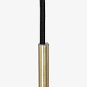 Steinhauer Luminaire � suspension BOLLIQUE rond E27 IP20, ambre, laiton, noir  gradable