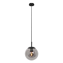 Luminaire � suspension BOLLIQUE rond E27 IP20, noir  gradable