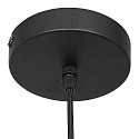 Steinhauer Luminaire � suspension BOLLIQUE rond E27 IP20, ambre, laiton, noir  gradable