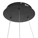 Steinhauer pendant luminaire RINGLUX LED IP20, black dimmable