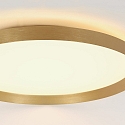 Steinhauer ceiling luminaire FLADY up / down IP20, gold dimmable