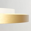 Steinhauer ceiling luminaire FLADY up / down IP20, gold dimmable