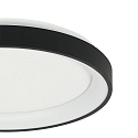 Steinhauer Luminaire de plafond RINGLEDE IP20, noir gradable