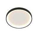 Steinhauer Luminaire de plafond RINGLEDE IP20, noir gradable