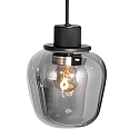 Steinhauer Luminaire à suspension REFLEXION 9 flammes GU10 + E27 IP20, noir gradable