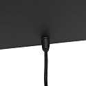 Steinhauer Luminaire à suspension REFLEXION 9 flammes GU10 + E27 IP20, noir gradable