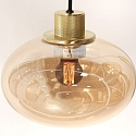 Steinhauer Luminaire à suspension REFLEXION 9 flammes GU10 + E27 IP20, laiton gradable