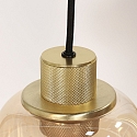 Steinhauer Luminaire à suspension REFLEXION 9 flammes GU10 + E27 IP20, laiton gradable