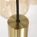 Steinhauer Luminaire à suspension REFLEXION 9 flammes GU10 + E27 IP20, laiton gradable