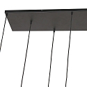 Steinhauer Luminaire à suspension REFLEXION 9 flammes GU10 + E27 IP20, laiton gradable