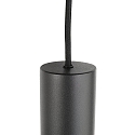 Steinhauer Luminaire à suspension BOLLIQUE 9 flammes GU10 + E27 IP20, noir gradable