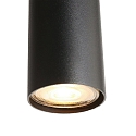 Steinhauer Luminaire à suspension BOLLIQUE 9 flammes GU10 + E27 IP20, noir gradable
