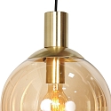 Steinhauer pendant luminaire BOLLIQUE 9 flames GU10 + E27 IP20, brass dimmable