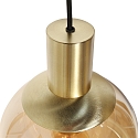 Steinhauer pendant luminaire BOLLIQUE 9 flames GU10 + E27 IP20, brass dimmable