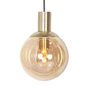 Steinhauer pendant luminaire BOLLIQUE 9 flames GU10 + E27 IP20, brass dimmable