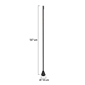 Steinhauer Lampadaire LUZHAZ IP20, gradable