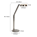 Steinhauer Lampe de table RINGLUX IP20, gradable