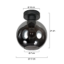 Mexlite ceiling luminaire BLOEBA E27 IP20, dimmable
