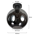 Mexlite ceiling luminaire BLOEBA E27 IP20, dimmable