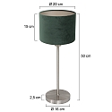 Mexlite Lampe de table NOOR E27 IP20, gradable